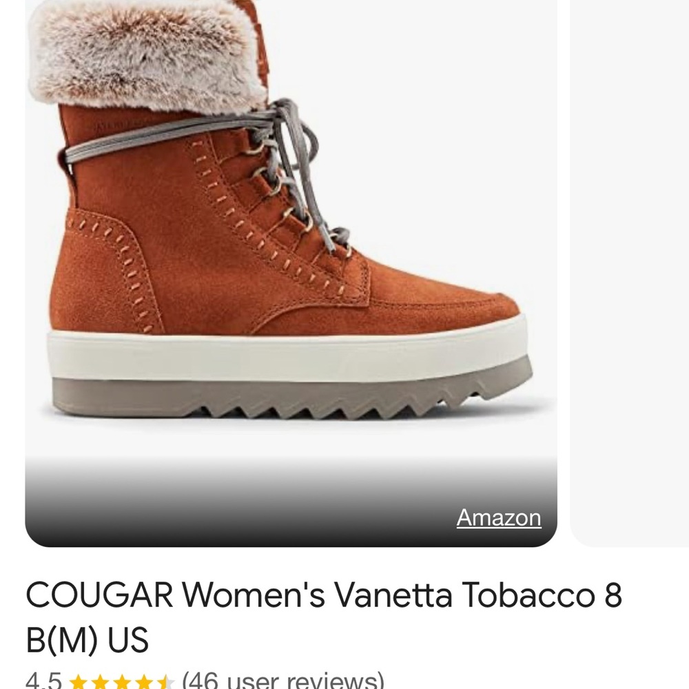 Cougar Wmn Vanetta Boots Sz 8 NWB